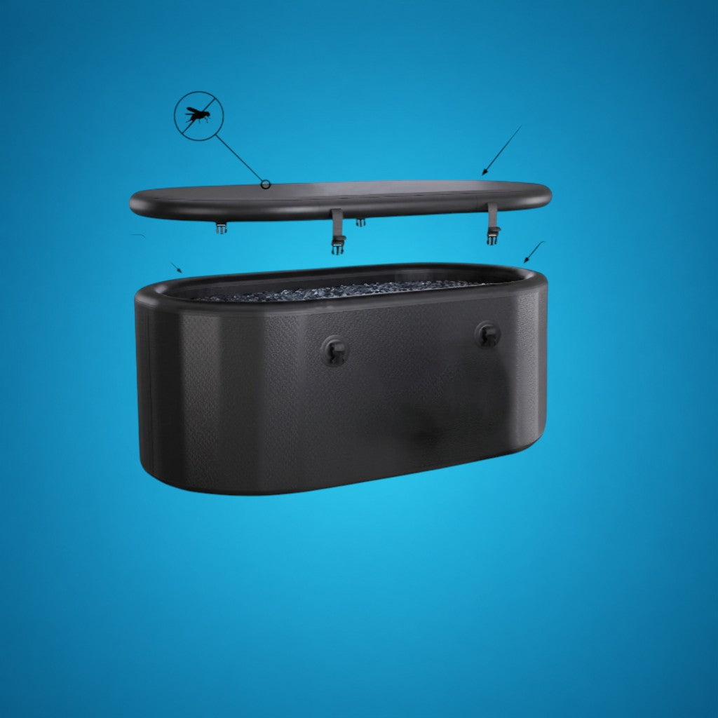 Heavy-duty ice bath features and specifications
