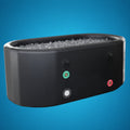 Commercial ice bath with ice for professional cold plunge therapy