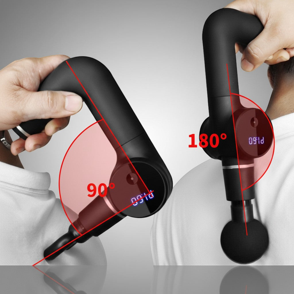 Mini massage gun multiple angles for compact muscle recovery