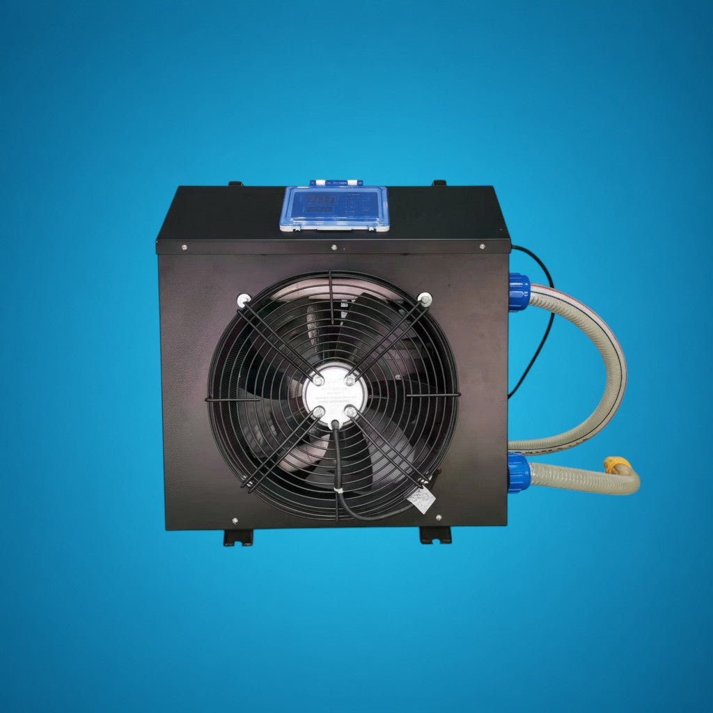Water chiller unit for ice bath temperature control